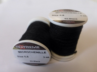 Microchenille 0,8 Black (Spool 02)